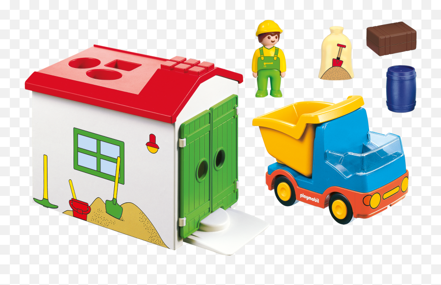 Dump Truck - 70184 Playmobil 123 70184 Png,Dumptruck Icon