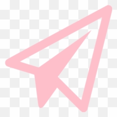 Pink Paper Plane Icon - Free pink icons Paper Plane Png White
