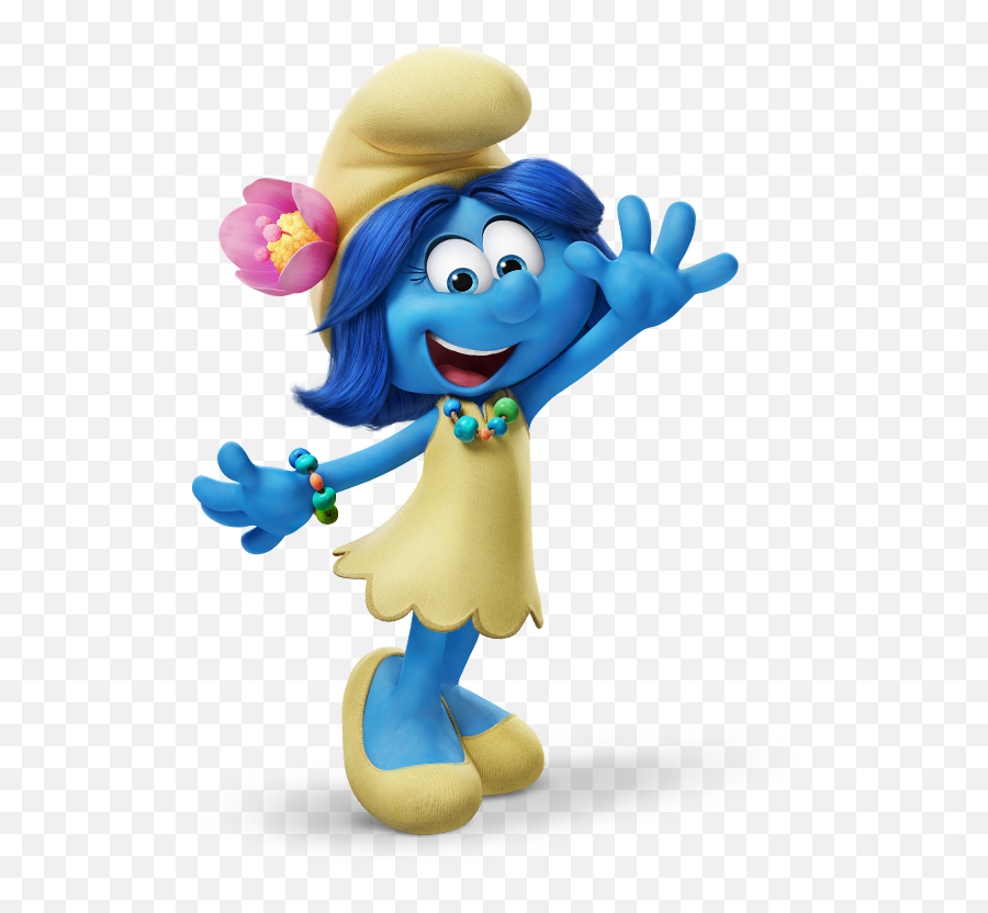 Smurf Blossom Sony Pictures Animation Wiki Fandom - Smurf With Blue Hair Png,Smurfs Png