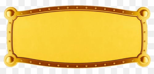 Banner Gold Illustration - HD gold frame png download 1000 Png Frame Hd