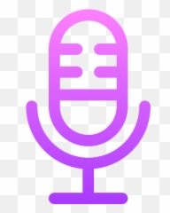 Microphone - Free technology icons Icon Purple png