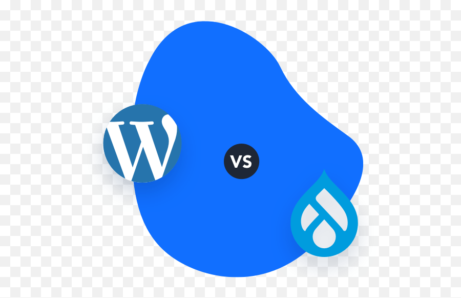 Drupal Vs Wordpress The Ultimate Head - Tohead Wordpress Png,Remove Divi Drop Down Menu Icon
