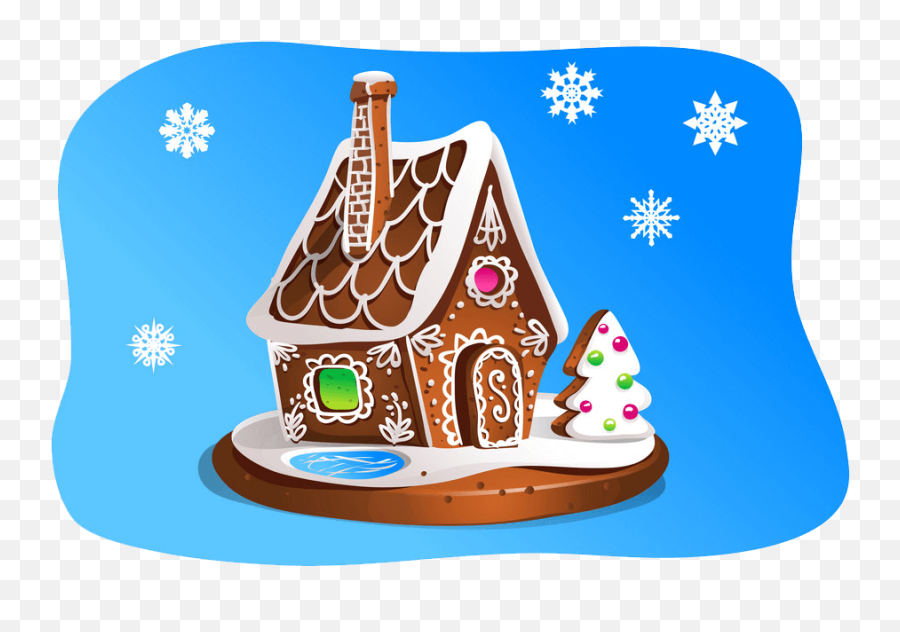 Gingerbread House Clipart - Clipartworld Snowglobe Ginger Bread House Png,Gingerbread House Icon