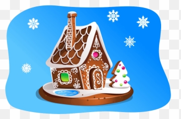 Gingerbread House Clipart - ClipartWorld Snowglobe Bread png