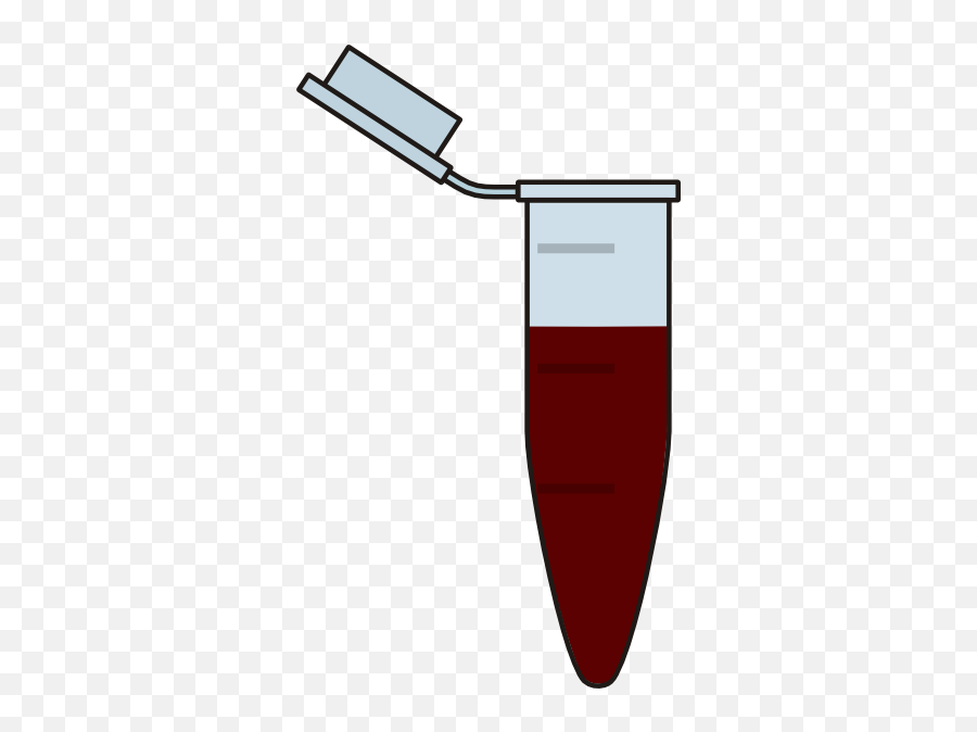 Eppendorf Tube Blood 12ml Clip Art - Vector Eppendorf Tube Cartoon Png,Tube Icon Vector