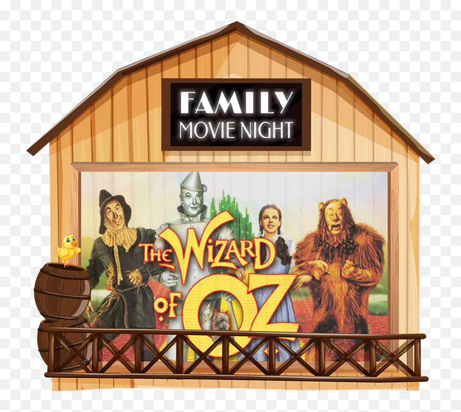 Family Movie Night The Wizard Of Oz - Jayne Farm Wizard Of Oz Golden Age Hollywood Png,Movie Night Png