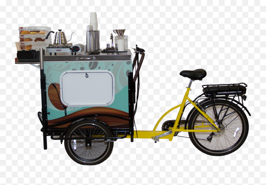 Hot Brew Coffee Bike Trike - Hot Drinks Food Vending Bike Png,Raptr Icon