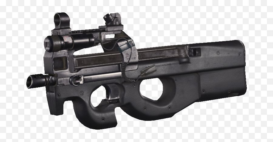 P90 Call Of Duty Wiki Fandom - Modern Warfare P90 Png,Modern Warfare Png