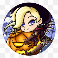Halloween Mercy Icon By Neonstryker - png