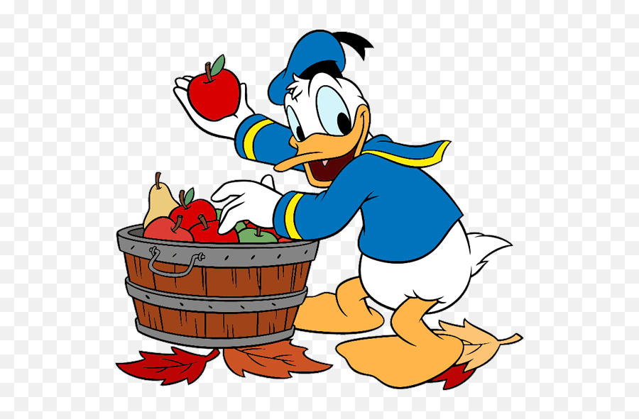 Donald Duck Thanksgiving Clipart - Disney Fall Clipart Png,Donald Duck Transparent