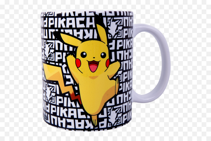 Pokemon - Pikachu Black U0026 White Mug Pikachu Mug Png,Detective Pikachu Logo Png