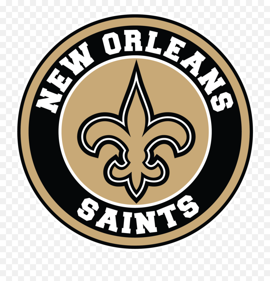 New Orleans Saints Circle Logo Vinyl Dec 1178754 - Png New Orleans Saints Stickers,Saints Png