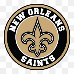 New Orleans Saints Circle Logo Vinyl Dec 1178754 - Png New Orleans Saints Stickers,Saints Png