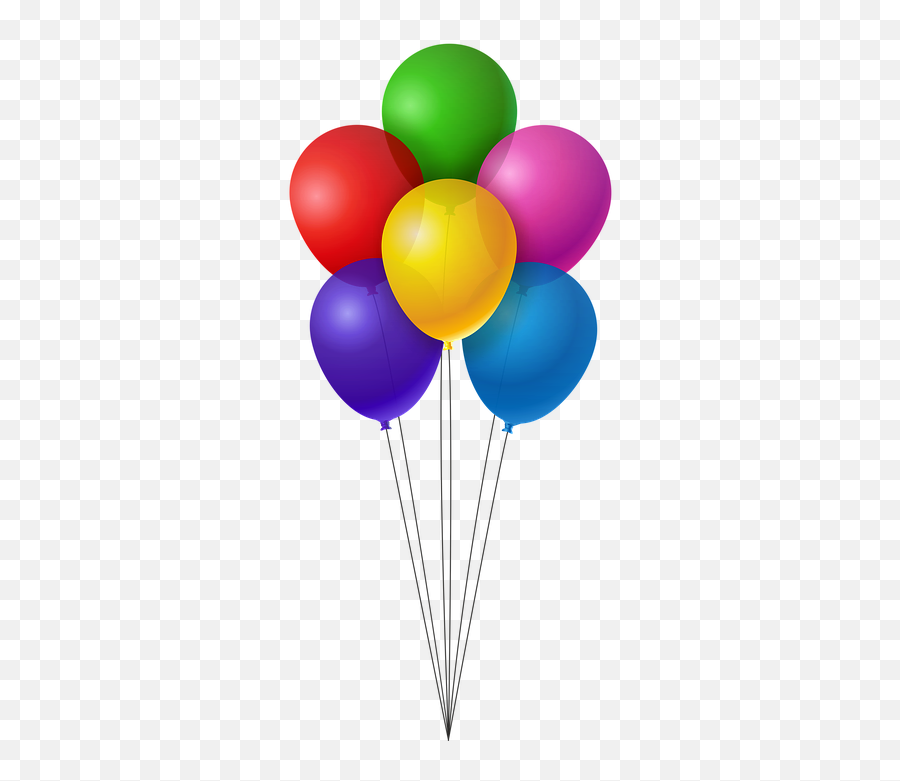 Bunte Luftballons Png Transparent - Balloon Birthday Png,Red Balloons Png