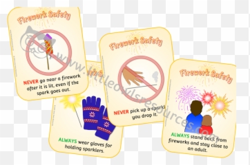 Free Firework Safety Cards Printable Early Yearsey Eyfs - Label Png,Sparklers Png