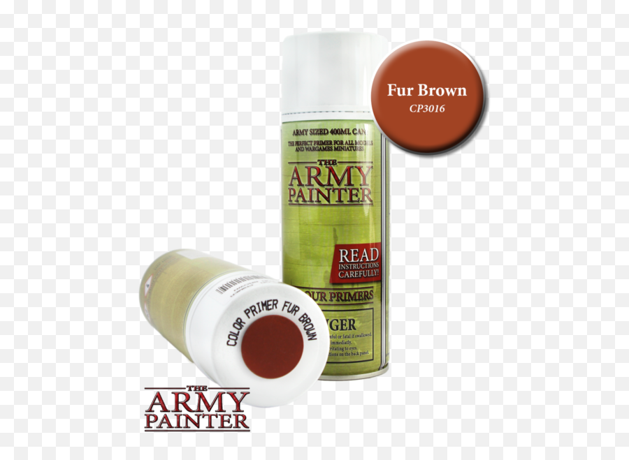 Download The Army Painter Spray Paint Can Colour Primer Fur - Army Painter Leather Brown Spray Png,Paint Can Png