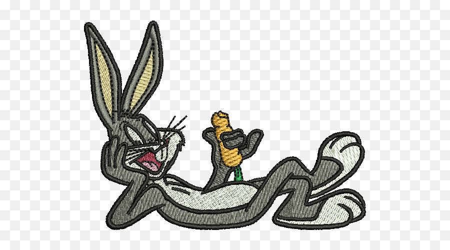 Bugs Bunny Free Embroidery Design Falcon - Cartoon Png,Bugs Bunny Png