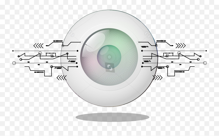 Stock - Vectorvectoreyesfuturistictechnologybackground Circle Png,Technology Transparent Background