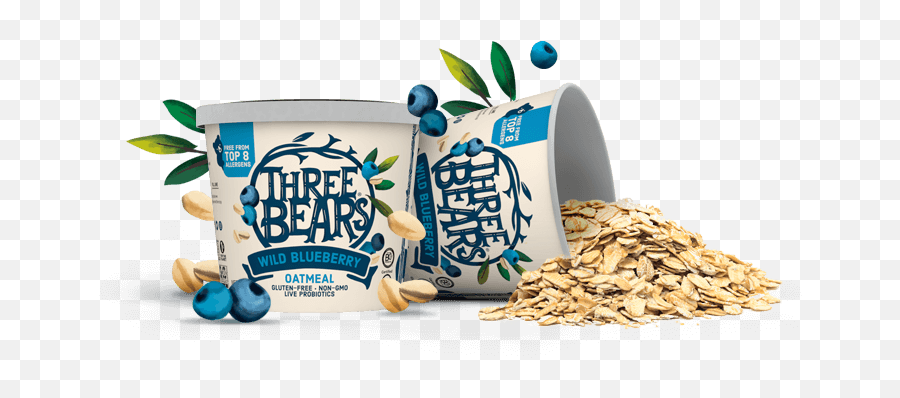 Three Bears Oats Allergen Friendly Snacks - Pumpkin Seed Png,Oats Png