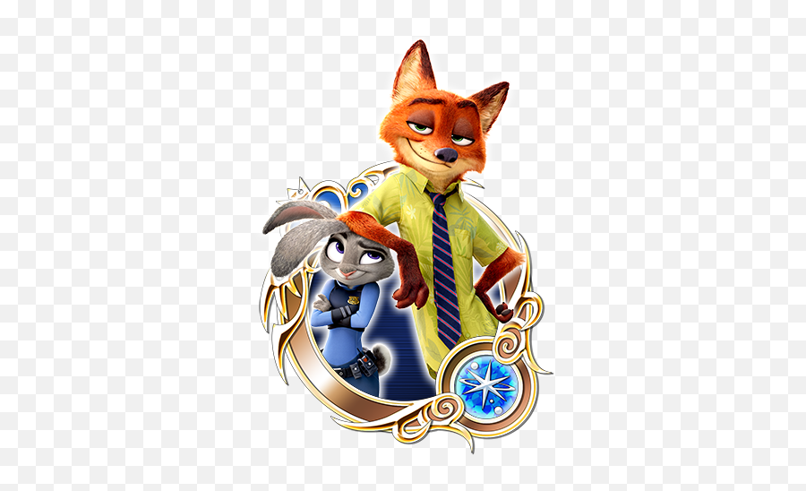 Kingdom Hearts Union Cross - Nick And Judy Png,Zootopia Png
