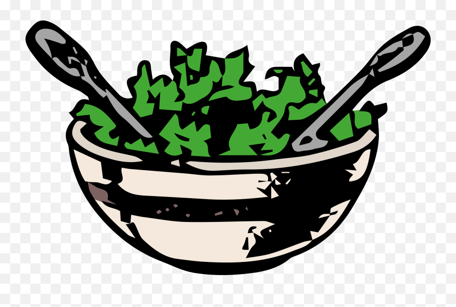 Salad Clipart Png 4 Image - Green Salad Clip Art,Salad Transparent Background