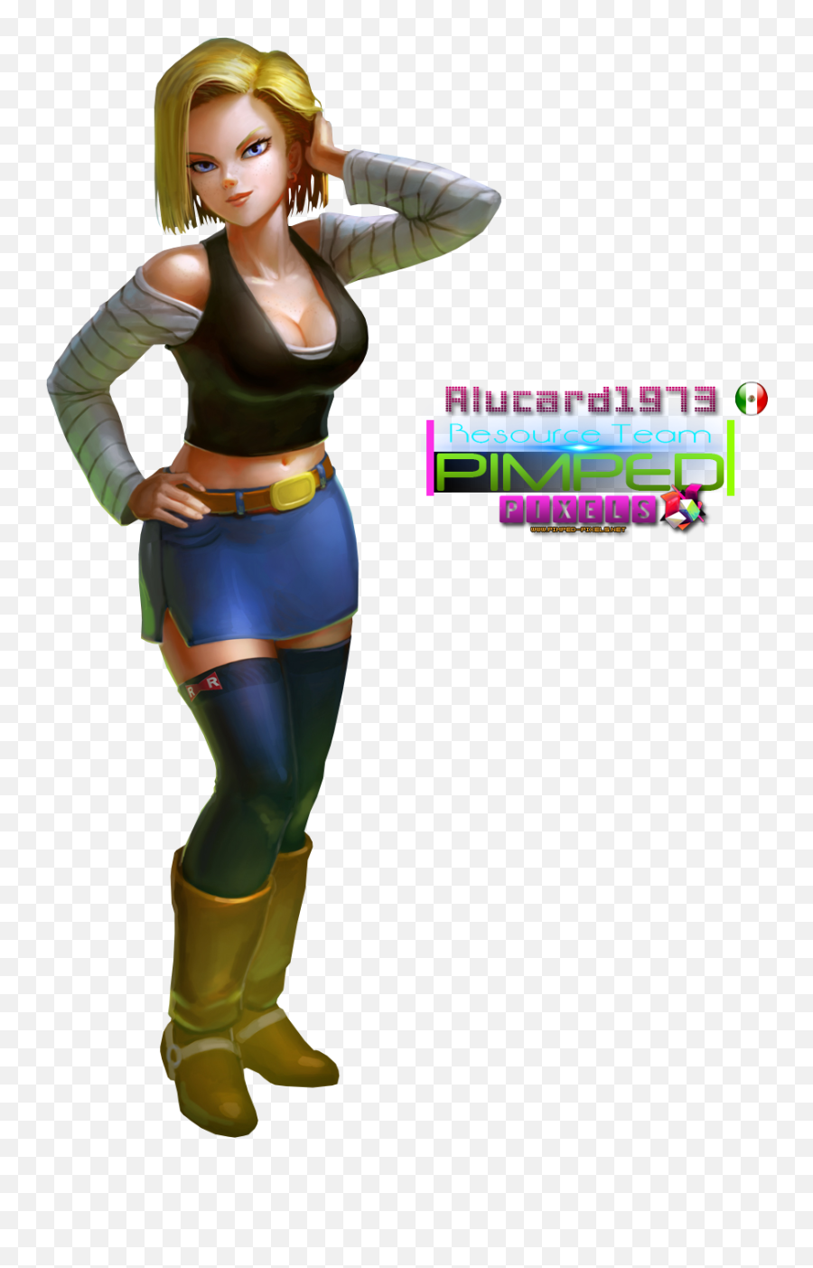 Png Android 18 - Fictional Character,Android 18 Png