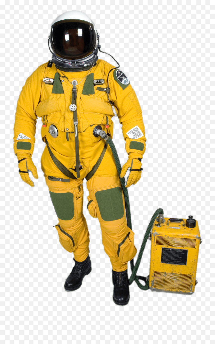 Yellow Space Suit Transparent Png - Astronaut Yellow Space Suit,Space Helmet Png