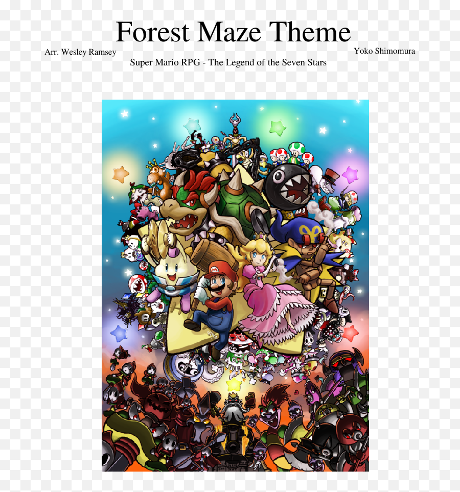 Forest Maze Theme - Super Mario Rpg Legend Of The Seven Super Mario Rpg Png,Super Mario Rpg Logo