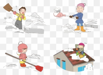 Download Shoveling Snow Clipart Png Image With No Background - Free Vector Shovelling