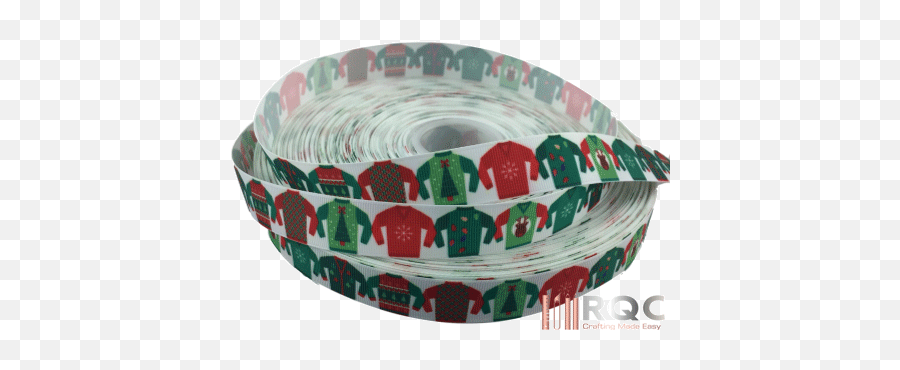 Ugly Christmas Sweater Ribbons - Grosgrain Ribbon 78 Bangle Png,Christmas Ribbon Png