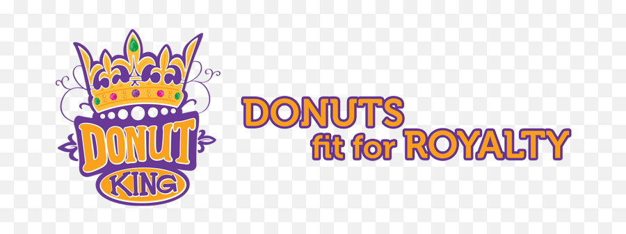 Donut King Donuts Fit For Royalty - Logo The King Donut Png,Donut Logo