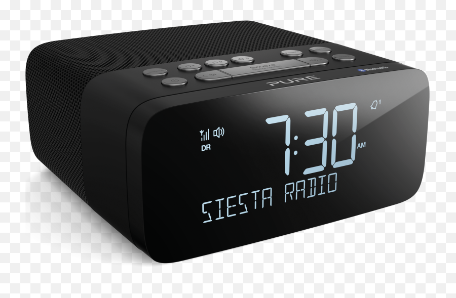 Siesta Rise S - Wekkerradio Met Bluetooth En Dab Png,Alarm Clock Png