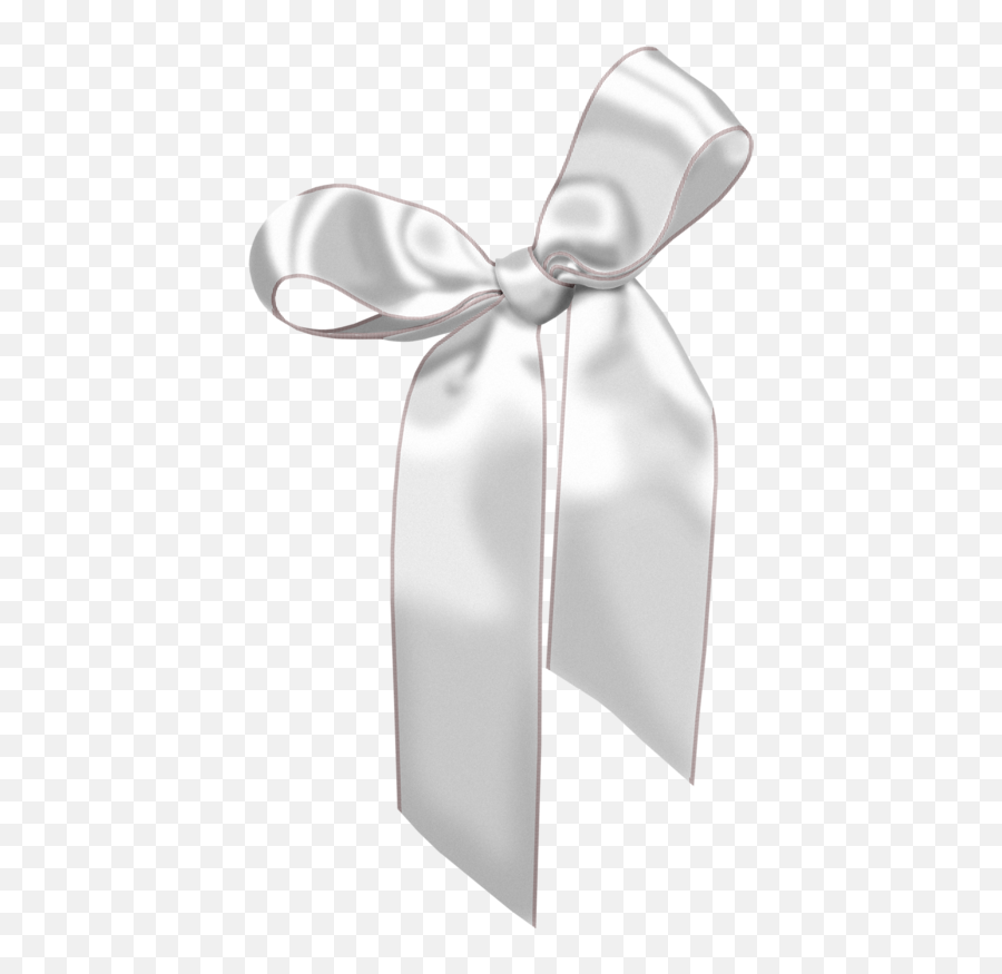 Ribbon Silver Gift Shoelace Knot - White Gift Ribbon Png,Silver Ribbon Png