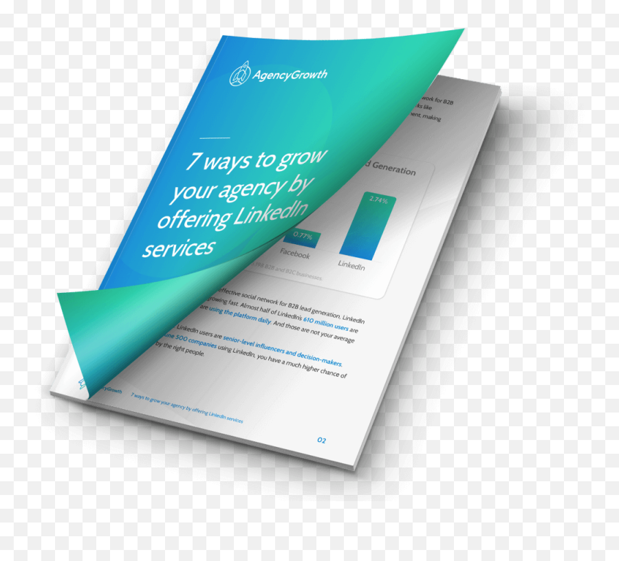 7 Ways To Grow Your Agency By Offering Linkedin Services - Flyer Png,Opened Book Png