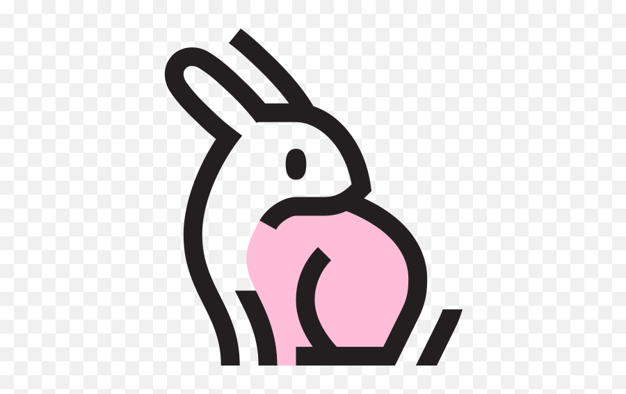 Rabbit Icon Free Icons Uihere - Bunny Icon Png,Playboy Bunny Logo Png