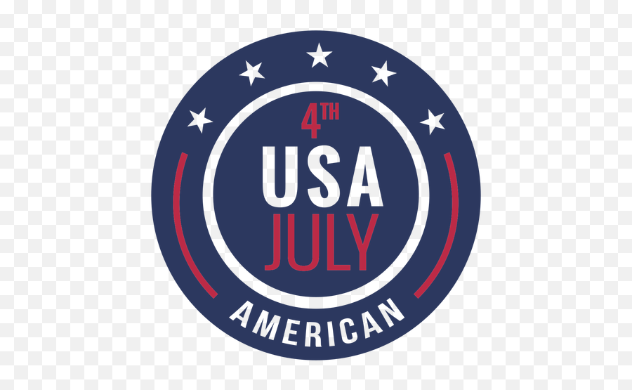 American Badge 4th Of July - Transparent Png U0026 Svg Vector File Big Blue View,Happy 4th Of July Png