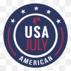 American Badge 4th Of July - Transparent PNG u0026 SVG vector file Big Blue View