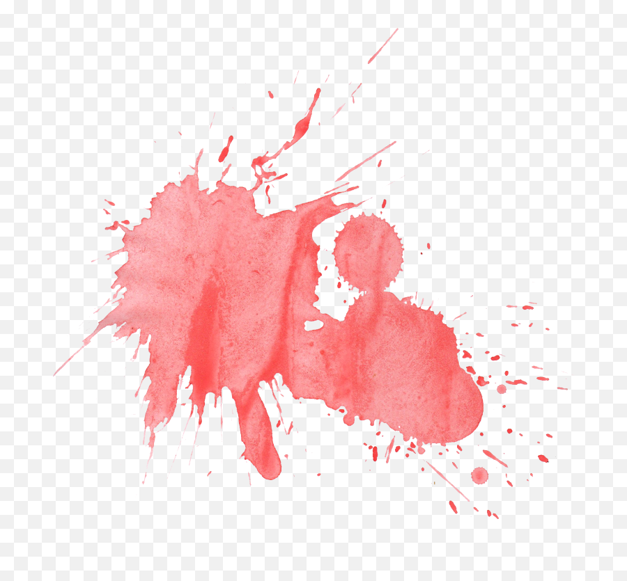 Red Splash Png Images Collection For Watercolor