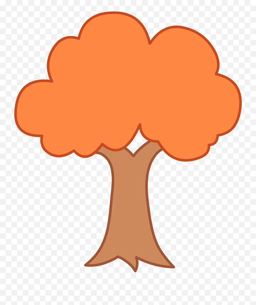 Download Hd Autumn 20tree 20clip 20art - Tree Cartoon Images Hd Png,Fall Tree Png