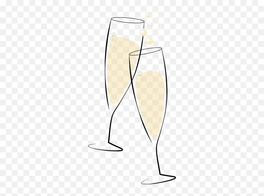 Champagne Flute Drawing Free Download - Champagne Glass Illustration Png,Champagne Glass Transparent Background