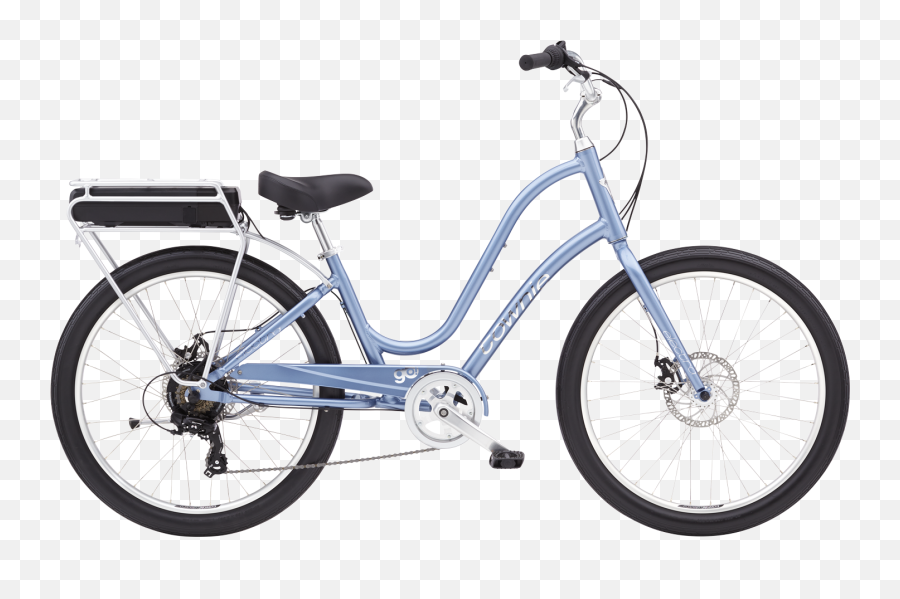 Icy Blue - Electra Townie Go 7d Step Thru Png,Bicyclist Png