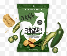 Download Jalapeno Chicken Chips - Wilde Brands Llc Png Image Wilde Chicken Chips,Jalapeno Png