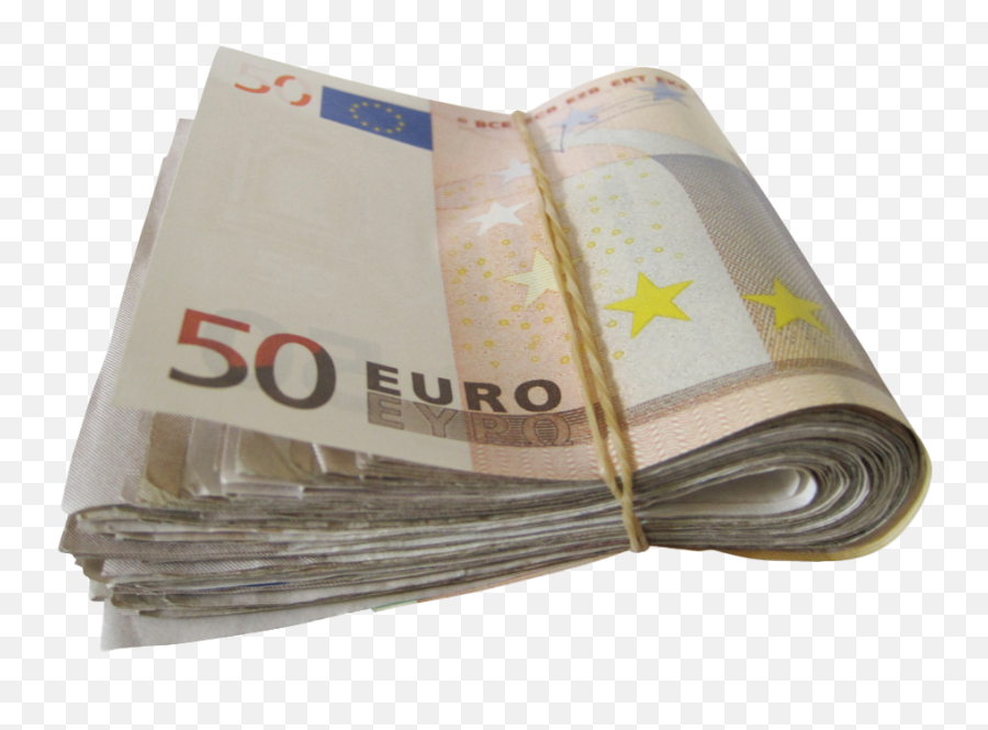Download Euro Free Png - Pile Of Euro Notes 50 Euro Money Roll,Money Pile Png