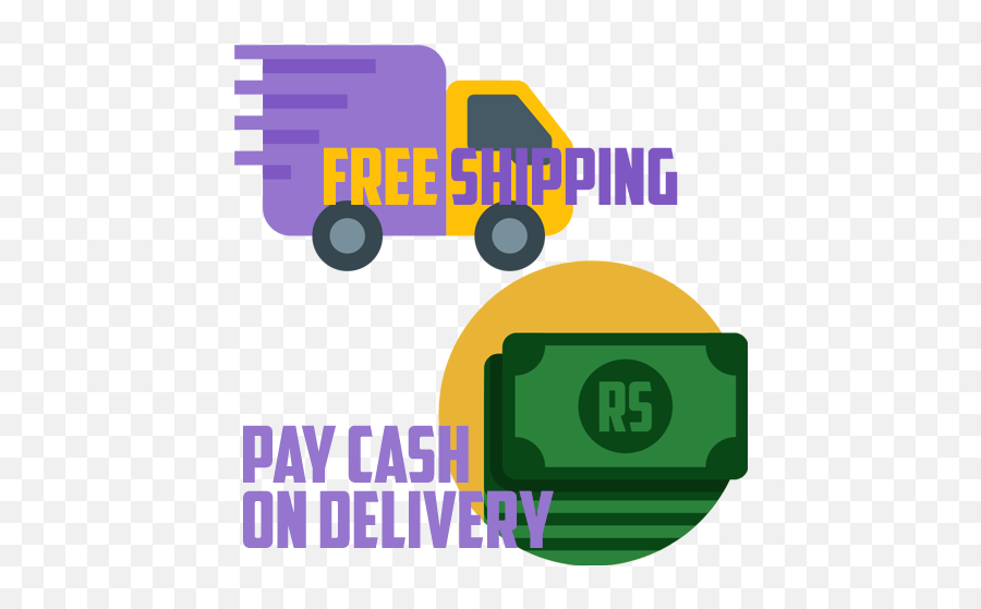 Cash - Cash On Deliver And Free Shipping Png,Free Shipping Png