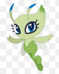 Download Hd 195kib 1024x1365 Celebi - Cartoon Transparent Mythical Creature Png,Celebi Png