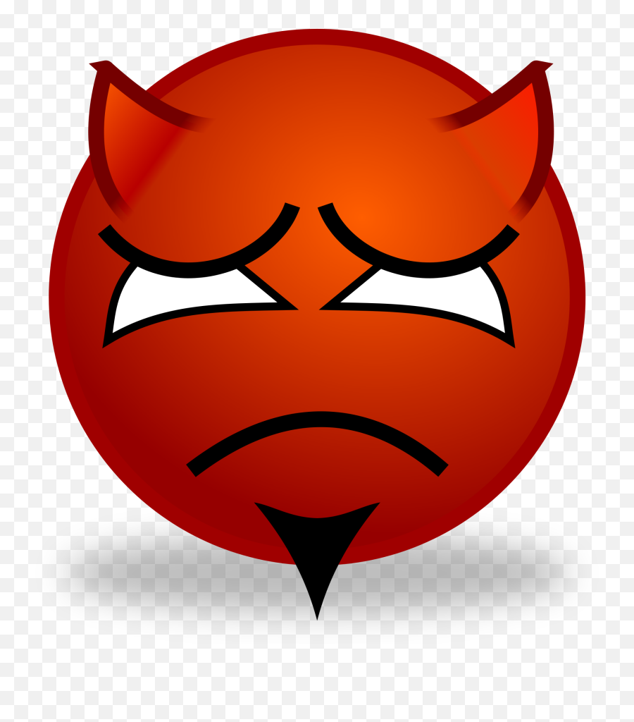 Download Devil Png Image For Free - Sad Devil Face,Devil Transparent