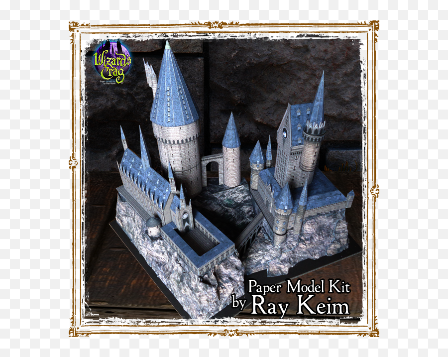 Hogwarts Paper Model Kit - Hogwarts Papercraft Template Png,Hogwarts Castle Png