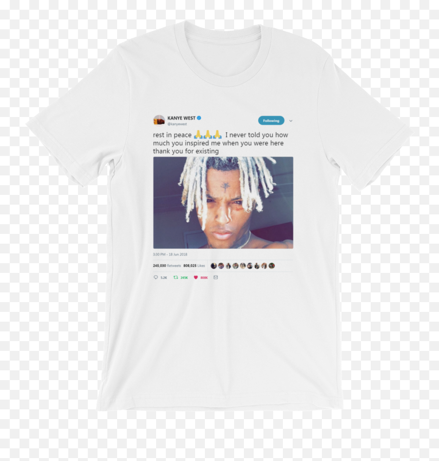 Kanye West - Active Shirt Png,Xxxtentacion Png