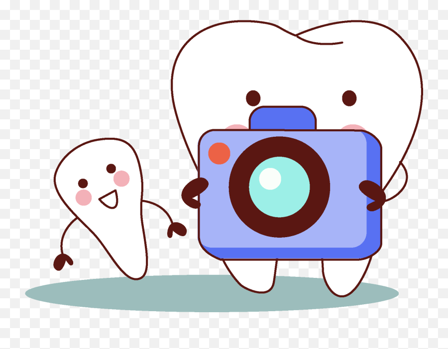 Download Cartoon Camera Tooth Element - Camera Full Size Dot Png,Cartoon Camera Png