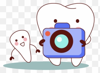 Download Cartoon Camera Tooth Element - Full Size Dot png